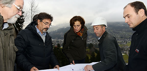 Schanzenanlage Tschagguns - Baubegehung