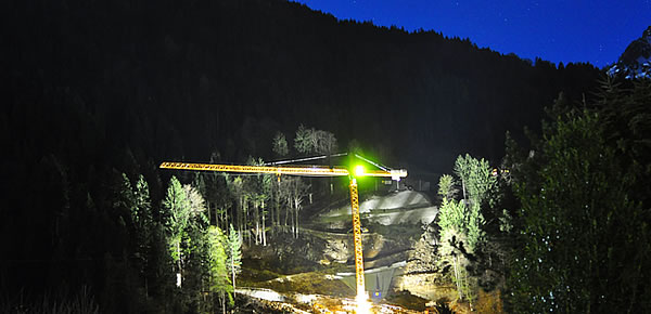 Schanzenanlage Tschagguns - Baubegehung