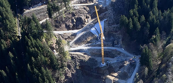 Schanzenanlage Tschagguns - Baubegehung